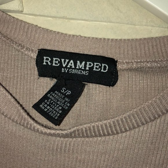 Dusty Pink Ribbed Tank Top - Picture 3 of 7